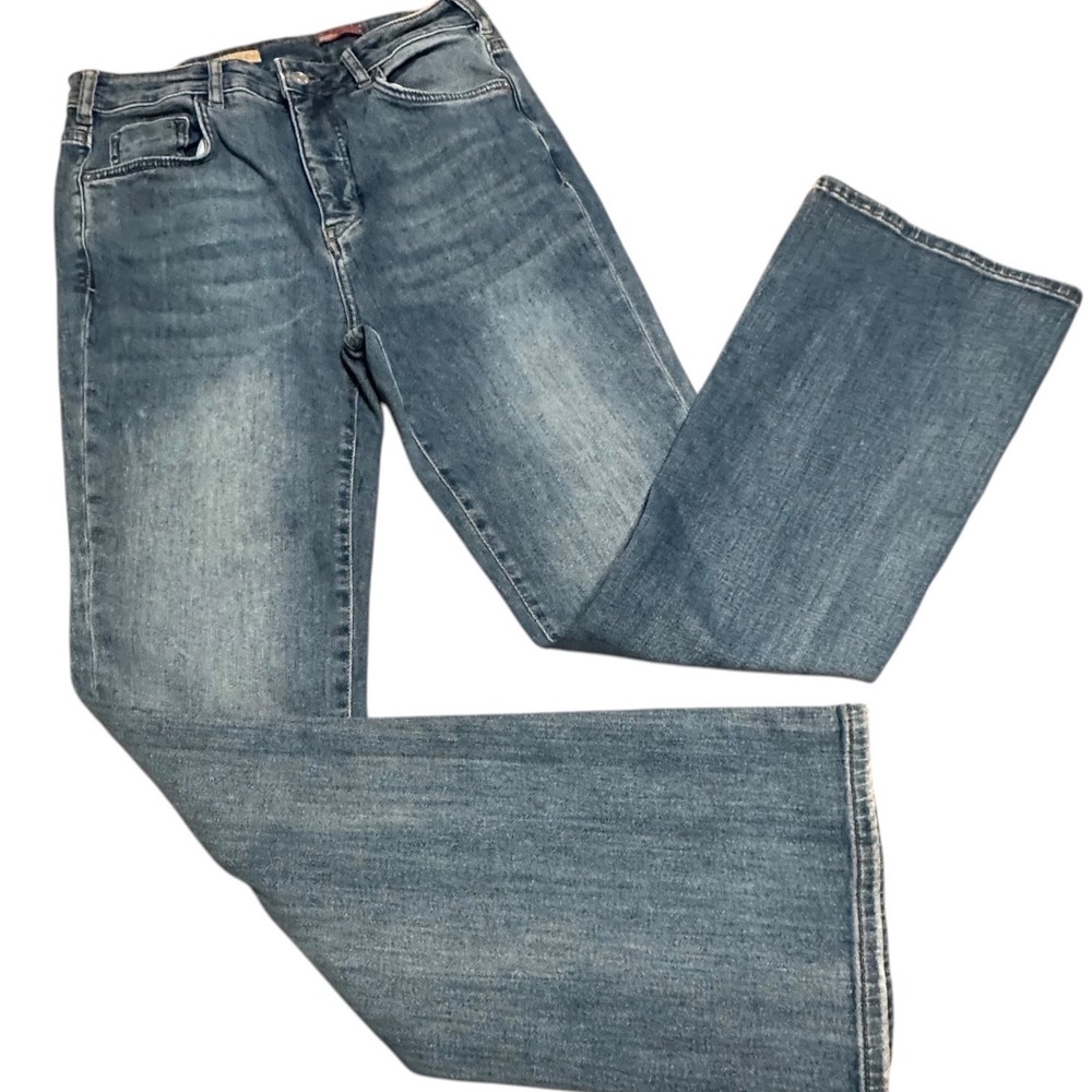 PILCRO Jeans Women 29 Blue Great Flare High Rise Y2K Retro 70s Western